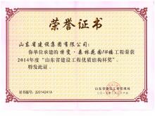 特变·森林花园1#楼省尊龙凯时工程优质结构杯奖